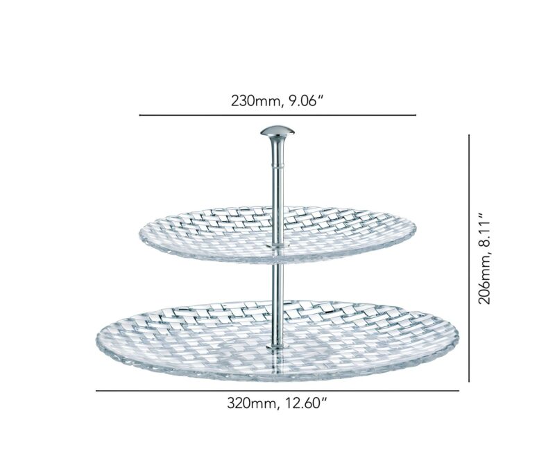 NACHTMANN Bossa Nova İki Katlı Servis 32 cm - Büyük