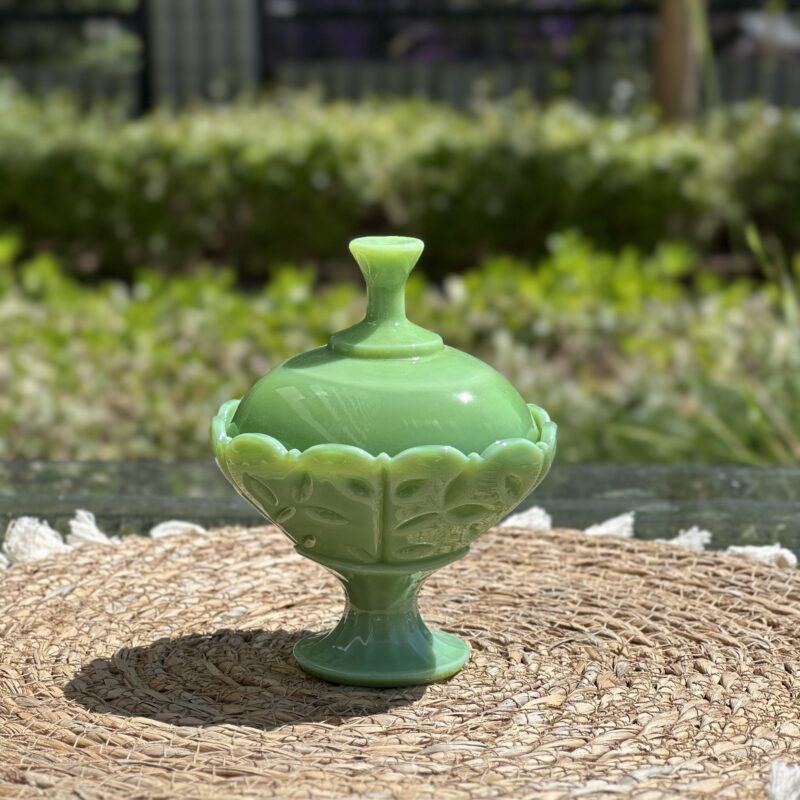 Kapaklı Opal Şekerlik – Yeşil