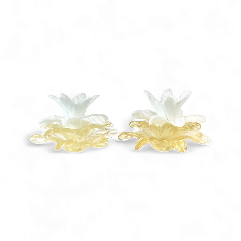 Cose Belle Murano Çiçek Form Aksesuar 2'li Takım