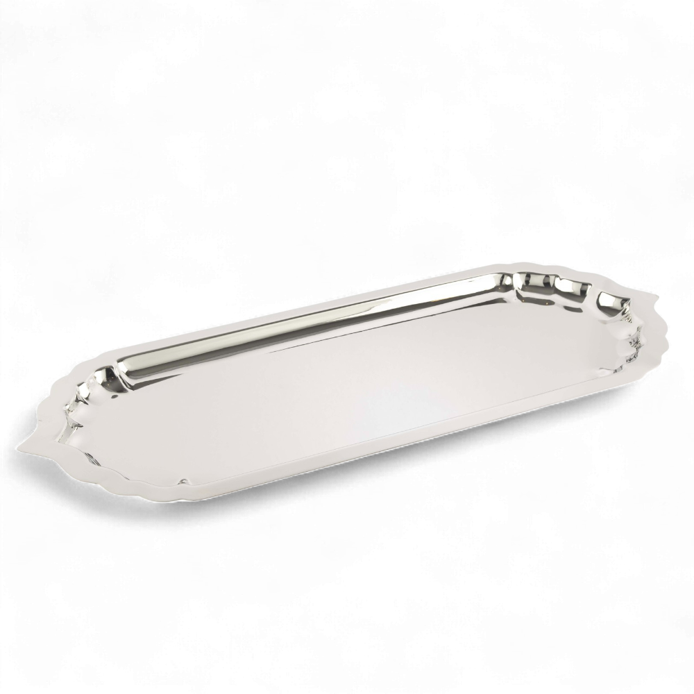 Platin Oymalı Servis Tepsisi