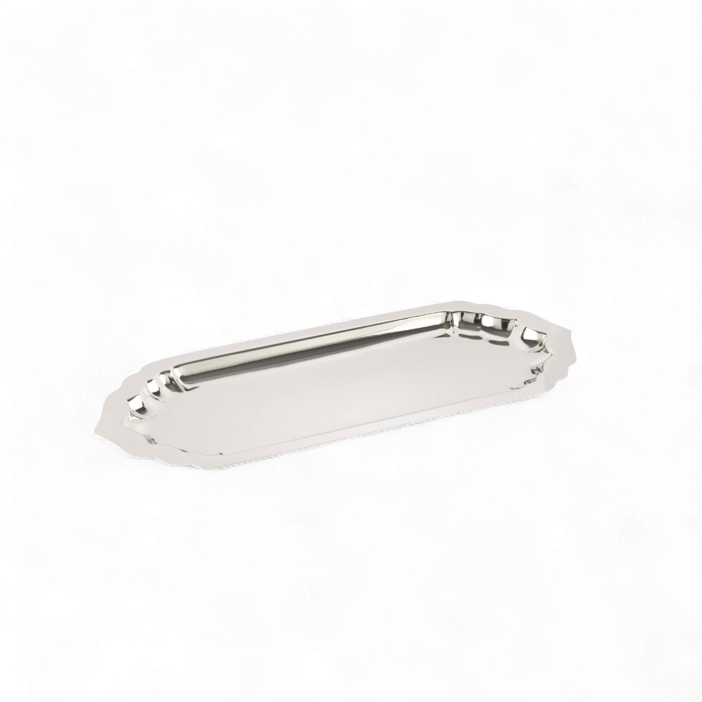 Platin Oymalı Servis Tepsisi