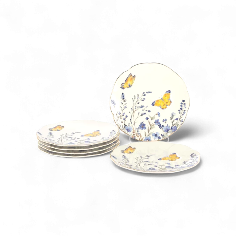 Butterfly Lovers 6’lı Pasta Tabağı