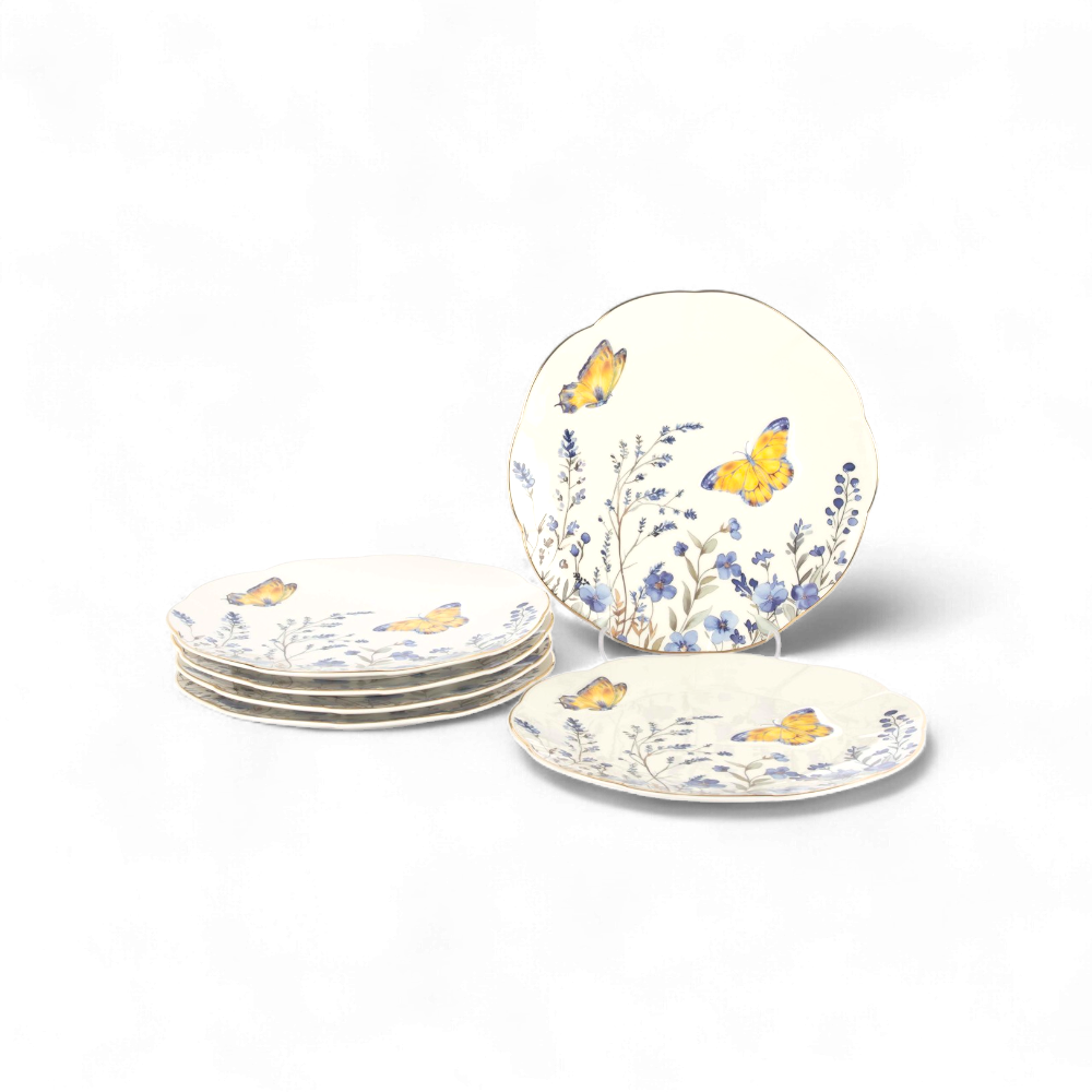 Butterfly Lovers 6’lı Pasta Tabağı