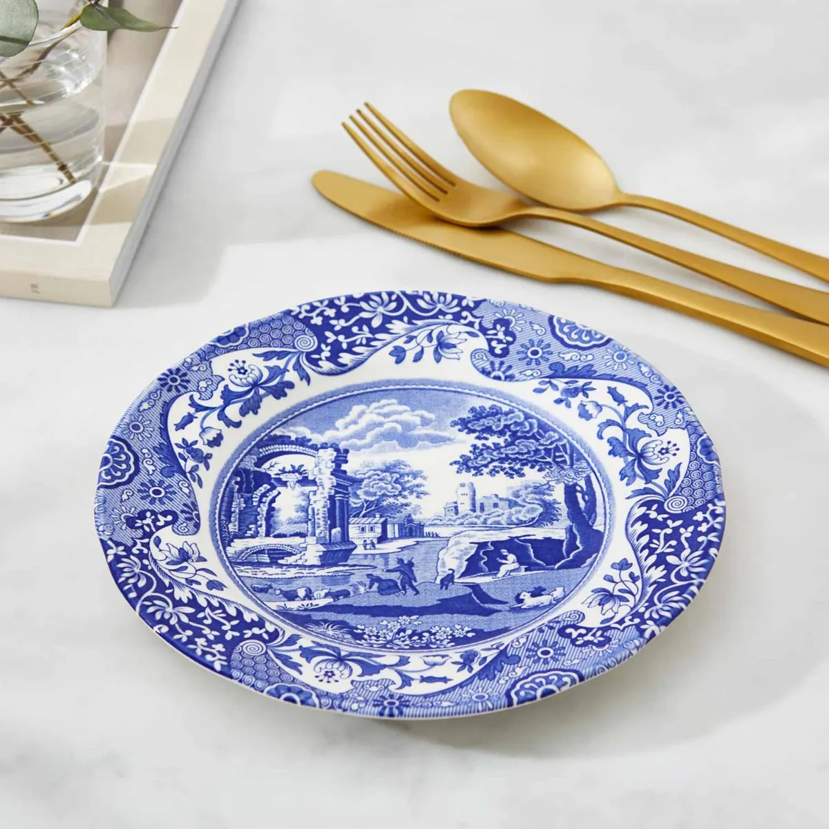 Spode Blue Italian 4'lü TatlıTabağı Seti