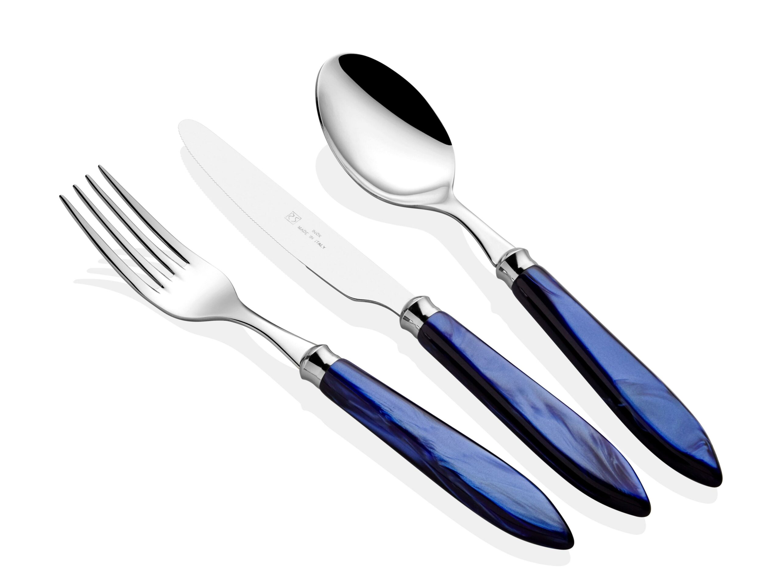 Rivadossi Agata Lacivert Çatal Bıçak Seti 36 Parça