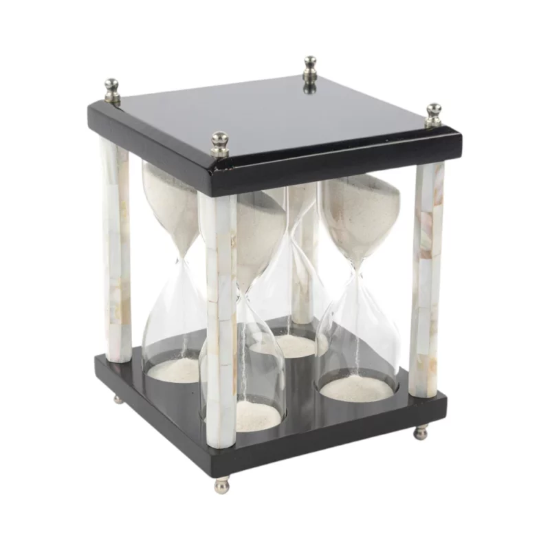 4'lü Kum Saati Sedefli Dekoratif