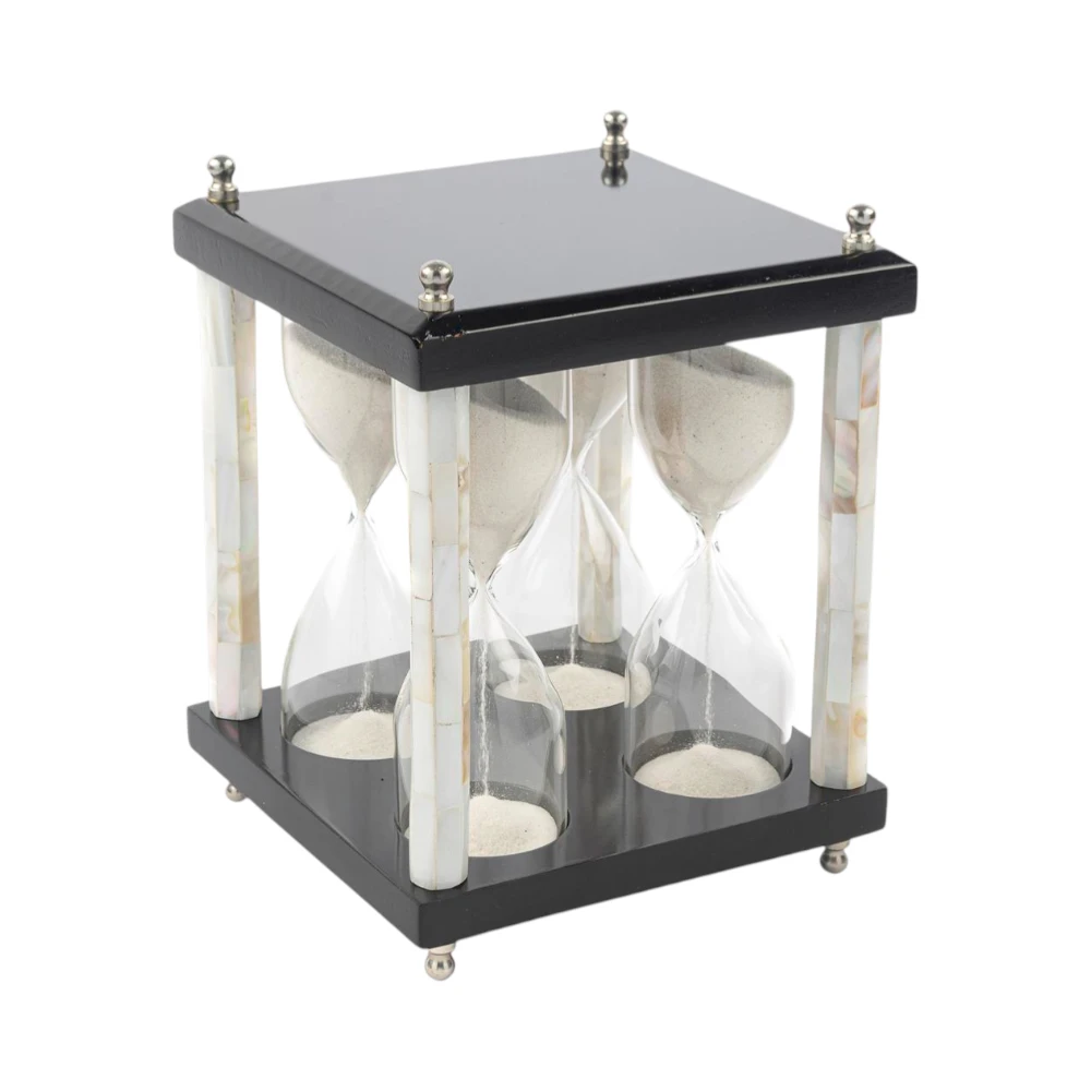 4'lü Kum Saati Sedefli Dekoratif