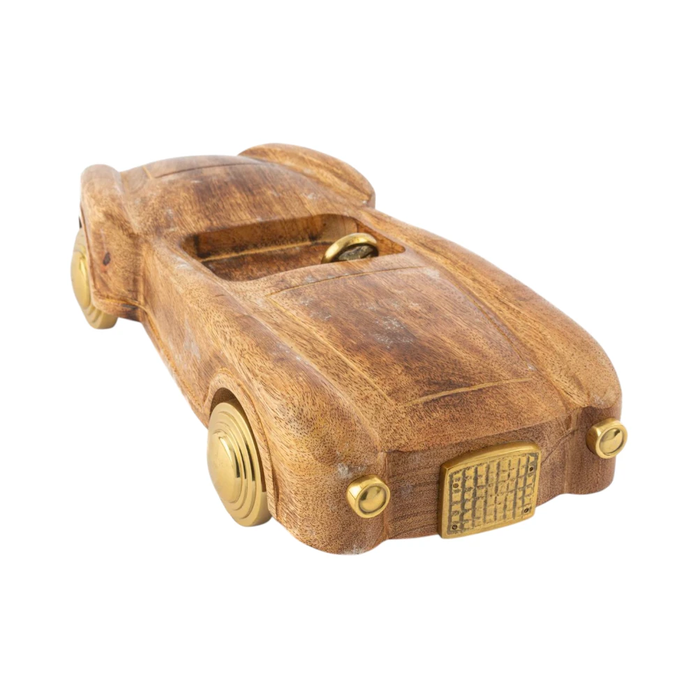 Klasik Ahşap Araba Dekoratif