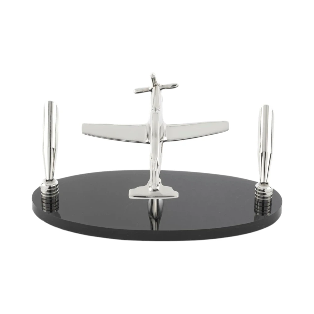 Kalem Standı Siyah-Gümüş Dekoratif