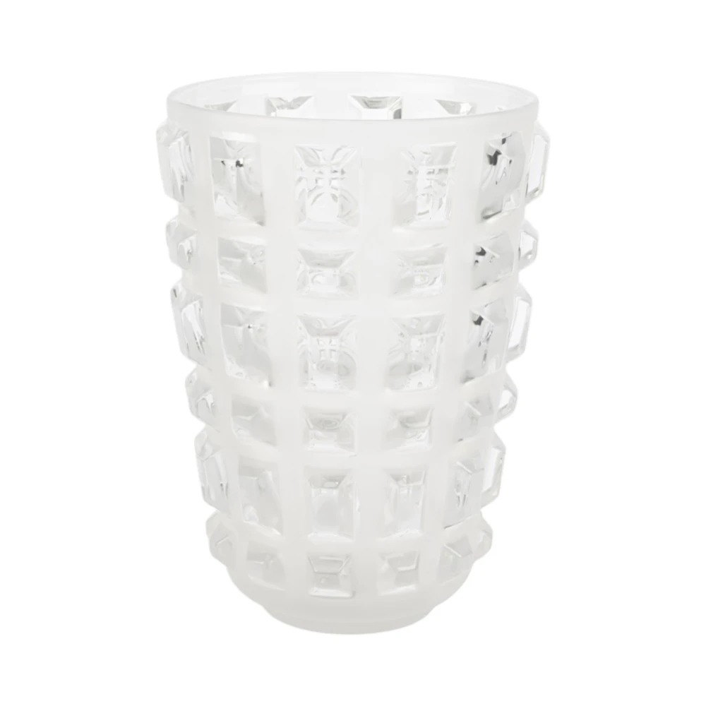 Kristal Kabartmalı Küp Vazo