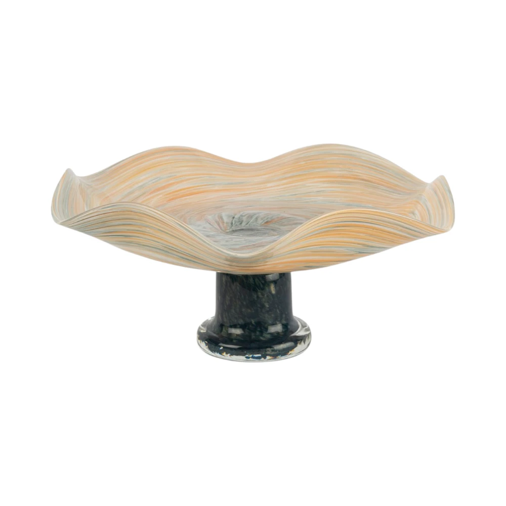 Ayaklı Cam Dekoratif Kase