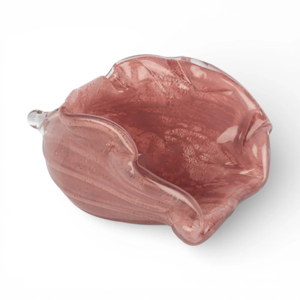 Pink Deniz Kabuğu Cam Obje