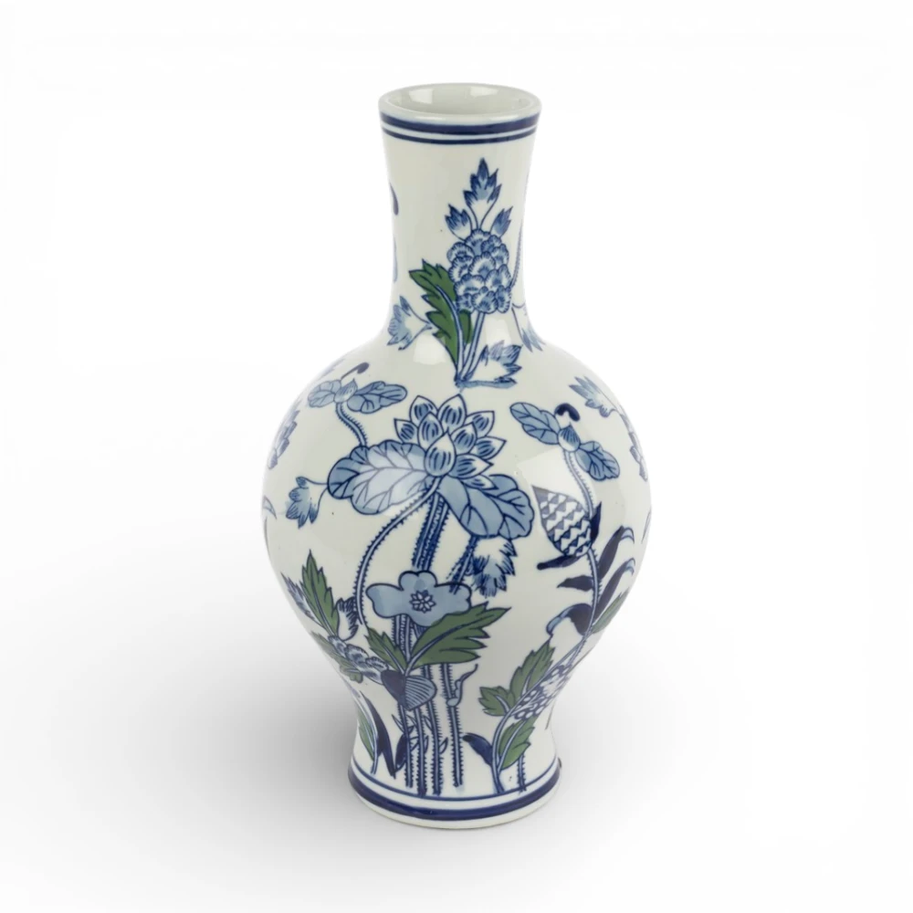 Blue Blanc Vazo 32 CM