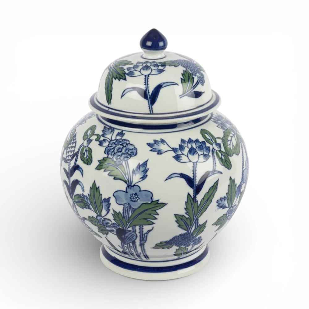 Blue Blanc Kapaklı Küp 29 CM