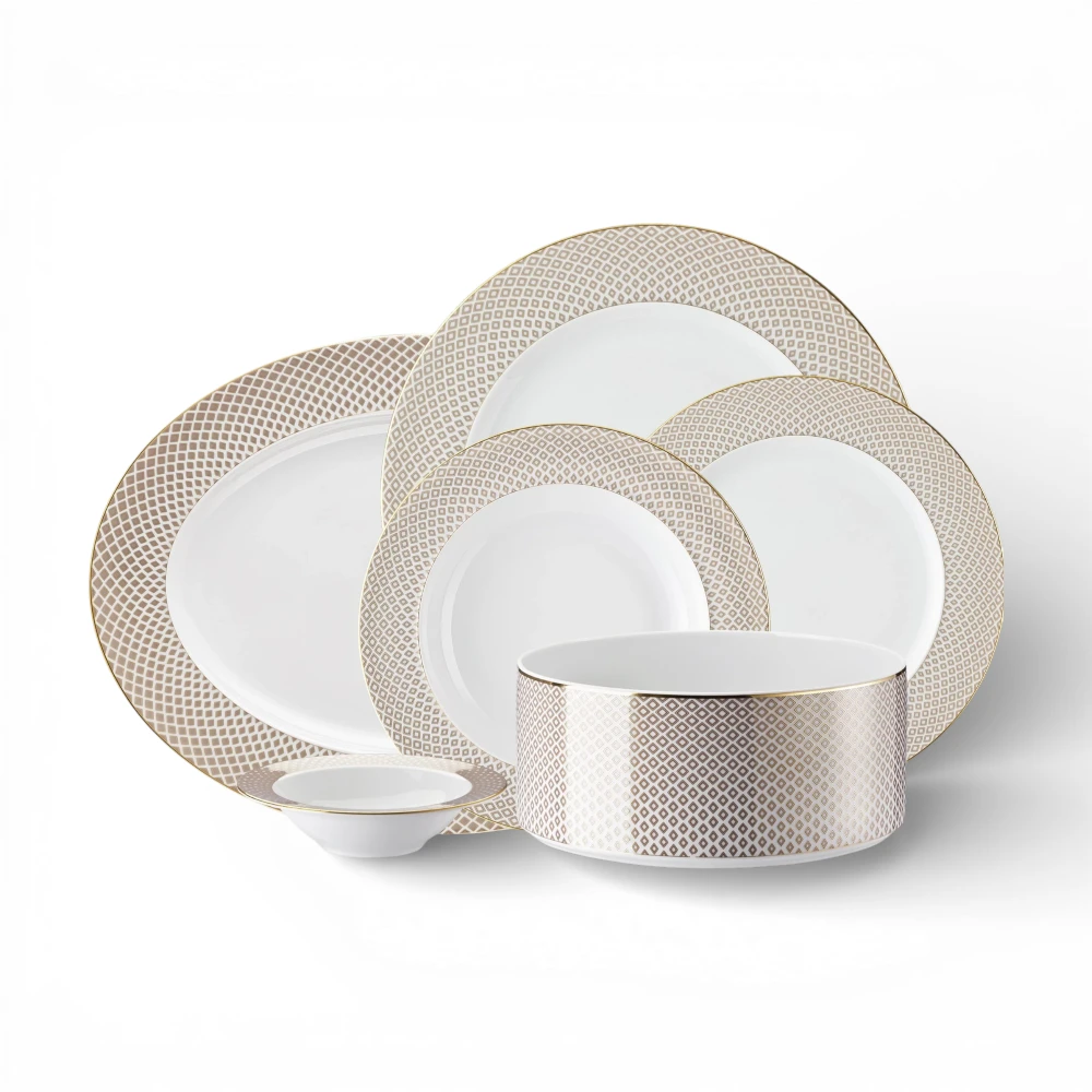 Rosenthal Carreau Beige Yemek Takımı 51 Parça