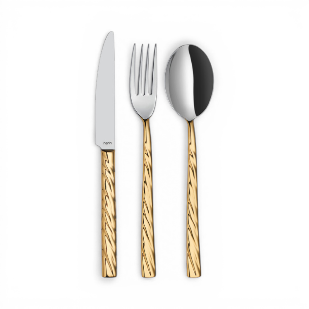 Vega Çelik Altın Çatal Bıçak Takımı 89 parça